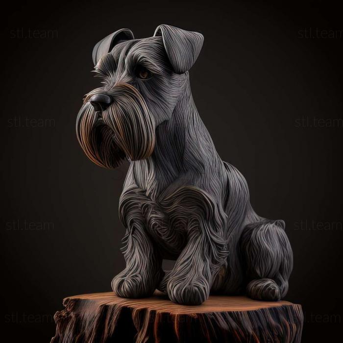 Zwergschnauzer dog